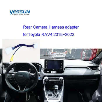 Кабел-преобразувател на Видеоразъема камера за задно виждане C30P За Toyota RAV4 XA50 2018 ~ 2022 оригинални авто радио с дисплей plug & paly socket