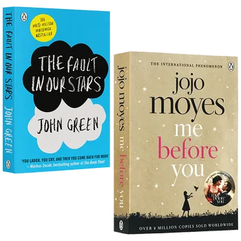 2 книги / насочи ме към себе си +The Fault In Our Stars, История на английски език за тийнейджъри в книгите, Любовни романи 9780718157838