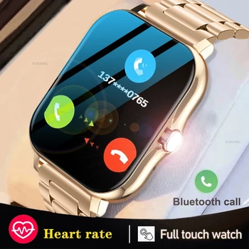 2023 Новите Смарт Часовници с Bluetooth-Разговори За Мъже И Жени, За Сън, За Измерване на сърдечната честота, Кръвното Налягане, Спортни Smart-Часовници, Модни Дамски Умен Часовник, Дамски