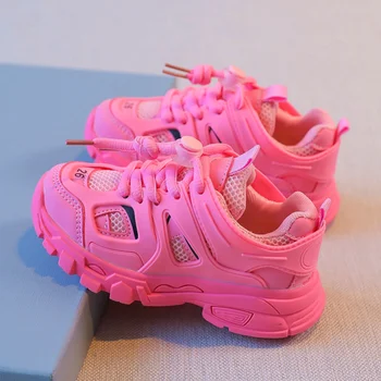 2023 Пролетно детски спортни обувки, Модни Неудобни гуменки за момчета и момичета, Детски маратонки за бягане, ежедневни обувки в ярки цветове