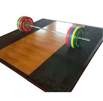 2400 * 2400 * Толщина50 мм или размер Сверхмощное професионално Оборудване за вдигане на тежести във фитнес салона, на платформа за вдигане на тежести