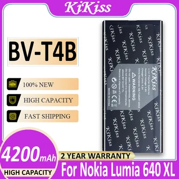 4200 mah BV-T4B за Nokia Lumia 640XL RM-1096 RM-1062 RM-1063 RM-1064 RM-1066 Lumia 640 XL Батерия за мобилен телефон + номер на песен.