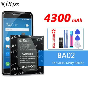 4300 mah BA02 Умен батерия с голям капацитет за мобилен телефон Meizu M3E A680Q Meilan E