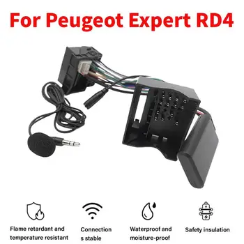 5-12 В Автомобил Безжична Стерео Радио Адаптер за Peugeot Expert RD4 12Pin Bluetooth Модул 