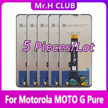 5 бр. Оригинален дисплей за Motorola MOTO G Чист LCD дисплей, дигитайзер, в събирането, Ремонт, замяна за Motorola MOTO GPure LCD