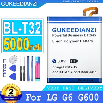 5000 mah Батерия GUKEEDIANZI BL-T32 за LG G6 G600L G600S H870 H871 H872 H873 LS993 US997 VS988 Голяма Мощност Bateria
