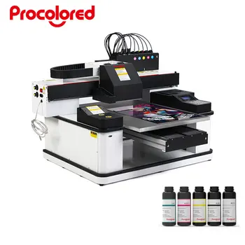 6090 UV Плосък Принтер Machine A1 UV Принтер с 3 Печатающими глави EPSON TX800 XP600 За Бутилки PhonecaseLeather Crystal Acrylic
