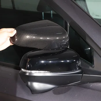 ABS Въглеродни влакна за Honda Pilot Паспорт Ridgeline 2016-2023 За странично външно огледало за обратно виждане, декоративна капачка, аксесоар за довършителни работи