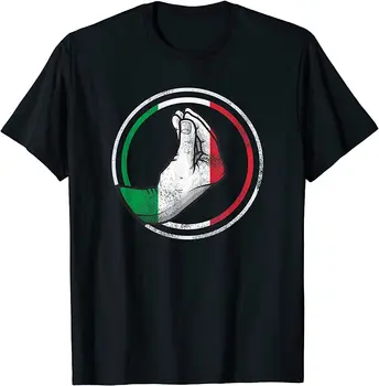 JHPKJFunny Италия, Тениска с Италиански Флаг, Тениска от памук от Премиум-клас С Къс ръкав и Кръгло деколте, Мъжки t-shirt, Новата S-3XL