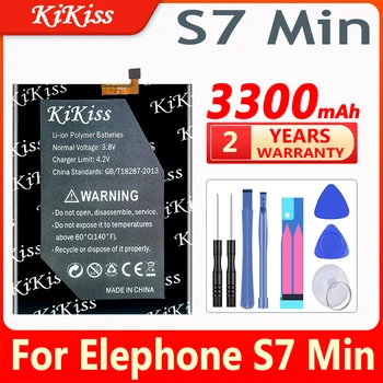 KiKiss 3300 mah Взаимозаменяеми батерия S7 MINI за Elephone S7 mini S7mini