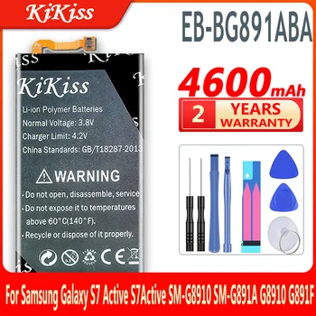 KiKiss 4600 mah EB-BG891ABA Батерия за Samsung Galaxy S7 Active S7Active SM-G8910 SM-G891A G8910 G891F G891A G891L G891 G891V