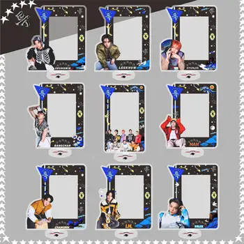 Kpop Idol Standee Бездомни Деца (5 ЗВЕЗДИ) Албум New Standee Рамка за телефон Акрилни Прозрачни Фигури, Стоящи Малка Настолна Станция