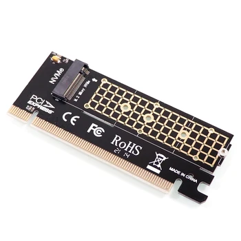 M. 2 към адаптер PCIe M. 2 PCIe x16 адаптер M2 SSD m key NVMe PCI-e карта конвертор PCI-express x16 за размера на 2230-2280