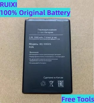 RUIXI Оригинална батерия 2000mAh 5002G батерия за мобилен телефон BQ BQ-5002G ЗАБАВНИ + безплатни инструменти