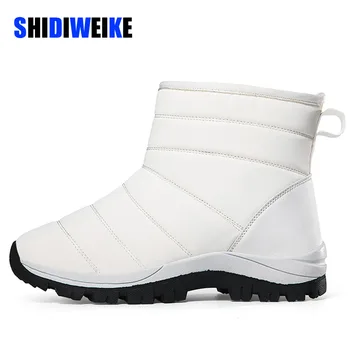 SDWK Ботуши/ Дамски нескользящие непромокаеми зимни обувки; Обувки на платформа за жени; Топли ботильоны; Обувки с памучна подплата; Botas
