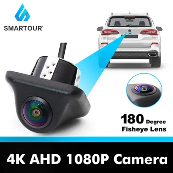 SMARTOUR 4K CVBS AHD 1080P Камера за обратно виждане на автомобила, нощно виждане заден ход, водоустойчив за въвеждане на AHD, авто екран на Android Raido