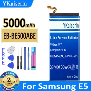 YKaiserin EB-BE500ABE Взаимозаменяеми Батерия 5000 mah За Samsung Galaxy E5 E500 E500H E500F SM-E500 Батерии за телефони Bateria
