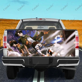 Автомобилни стикери Attack on Титан модификация на задната опашка на камион боядисване е подходяща за болки в камион опаковка аксесоари етикети