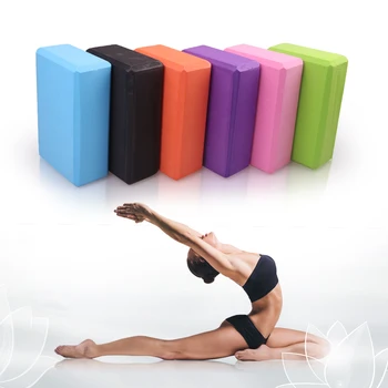 Блокове за фитнес EVA Пеноблок Тренировъчен Комплект за Фитнес Инструмент Възглавница за Йога Възглавница за Разтягане на Тялото Блокче за йога