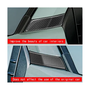 Външна стойка от въглеродни влакна, покритие на предната страничната лента на прозореца, Гарнитура за Toyota SIENTA 10 серия 2022 2023