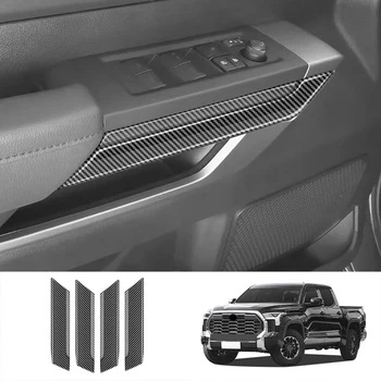 Вътрешна дръжка на вратата на колата, Декоративна лента, рамка и капак от Въглеродни влакна, ABS за Toyota 2022-2023