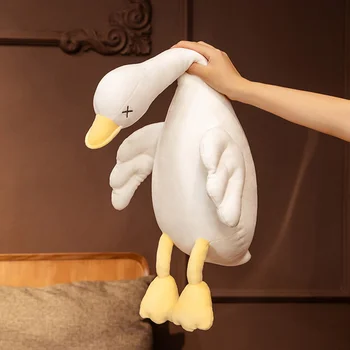 Голяма гъска Плюшен играчка-патица Декоративно пълнени Гигантското животно Очарователен анимационен филм за деца и момичета