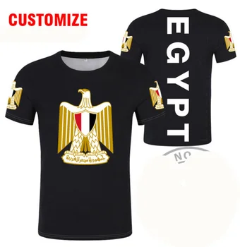 Египетски тениска с безплатни потребителски логото на име номер на egy Фланелка на национален флаг eg arab арабска република египет държава печат на снимки дрехи