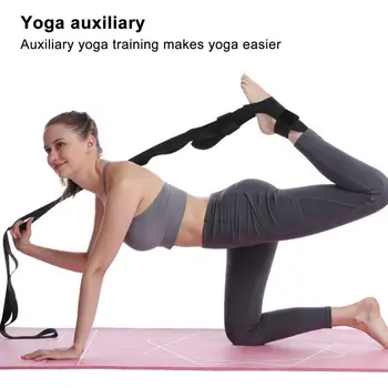 Еластична лента за фитнес, еластичен колан, за йога, за тренировка на краката, гимнастика, Дишаща износоустойчива с 7 панделки