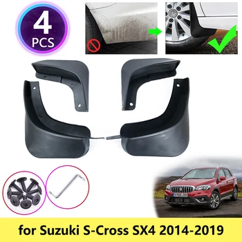 за Suzuki SX4 S-Cross 2014 ~ 2019 Калници калник на задно колело Крило Калници Аксесоари Maruti SX-4 SX 4 S Cross SCross