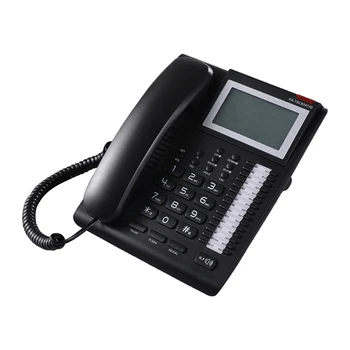 Кабелен Стационарен телефон с идентификацията на повикващия и по-голям дисплей Удобно Комуникационно решение за дома и офиса