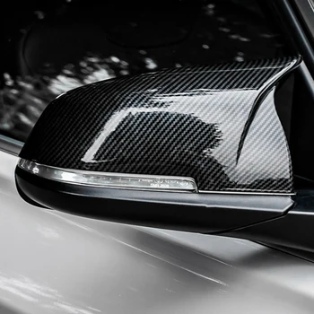Кравешки Рог-Рефлексен Обвивка Огледален Капак на Корпуса на Огледалото за обратно виждане автоаксесоари За Замяна са Подходящи За BMW 3 Серия 4 Серия F30 F35