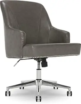 Кресло за домашен офис Leighton, празнична розова саржевая плат 27,25 D x 24W x 38,75 H за педикюр, спа-вана за крака, педикюр