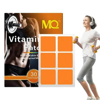 Лепенки с витамин В12, Самозалепващи Витамин лепенки, Ефективни, Безопасни лепенки с витамин В12, които повишават концентрацията на Вниманието, паметта и енергия