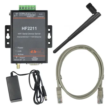 Модул конвертор HF2211 Сериен to WiFi RS232/RS485/RS422 през WiFi/Ethernet за индустриална автоматизация за Пренос на данни