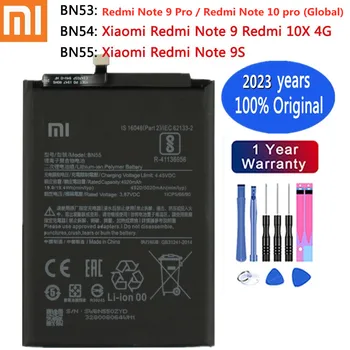 Нова Оригинална батерия за телефон BN53 BN54 BN55 За Xiaomi Redmi 10X 4G/Note 9 Pro 5G/Note 9S/Note 10 pro В наличност