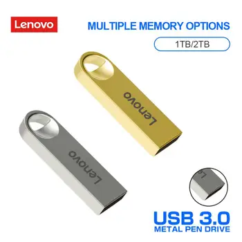 Оригинален USB устройство Lenovo 1 TB И 2 TB Флаш памет USB 3.0 Stick Метално Водонепроницаемое на USB устройство За Телефон Nintendo Switch Gaming