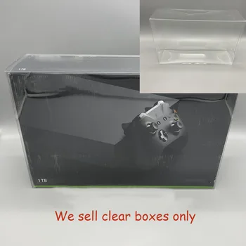 Прозрачен дисплей ZUIDID, пластмасова кутия от PET пластмаса за конзолата Xbox one X, цветни кутия, защитен калъф за съхранение