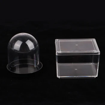 Прозрачни Акрилни кутии с капак, Органайзер за бижута, Подарък Опаковъчна кутия, Контейнер за съхранение на хранителни бонбони за домашно показване на играчки