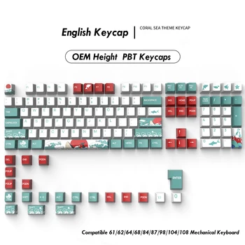 Пълен набор от домашно клавиатури капачки за механична клавиатура, многоезични корейски, Арабски и Руски Английски клавиатури за шапки
