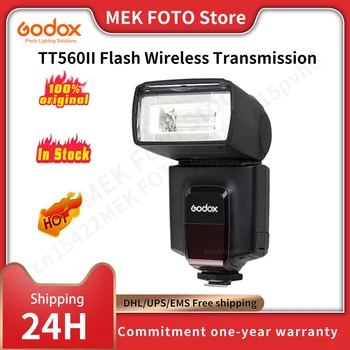 Светкавица Godox TT560II GN38 TT560 II с вграден безжичен пренос на 433 Mhz за фотоапарат Nikon Canon, Sony, Pentax Fuji Olympus