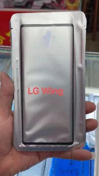 Стъкло + ЗЗД Преден Външен Екран Подмяна на Стъклени Лещи Сензорен Екран За LG Wing 5G LMF100N LM-F100N LM-F100V