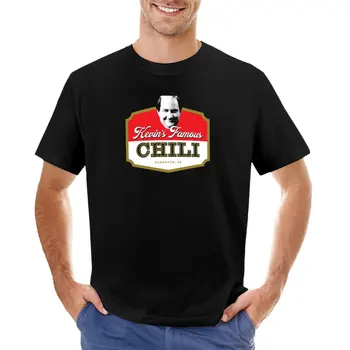 Тениска Kevin's Famous Чили, бързосъхнеща тениска, тениски големи размери, тениска с аниме, мъжки памучен тениска