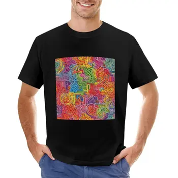 Тениска с художествен модел-083, ново издание, мъжки летни блузи, мъжки забавни тениски с графичен дизайн