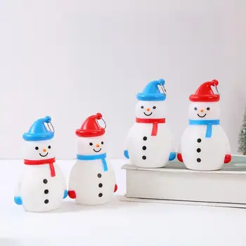 Украса за Коледно Led украшение във формата на Снежен човек Създава празник с малък отвор Светлини за украса на Коледната елха за децата