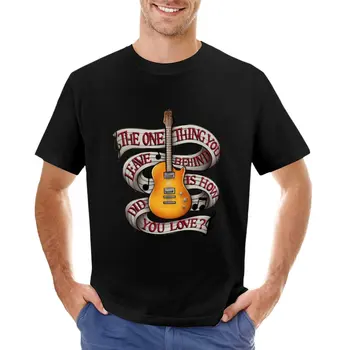 Фланелка с китара Shinedown, естетична облекло, тениски с къс ръкав за мъже