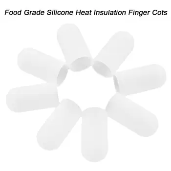 Хранителни силиконови облицовки за пръстите, топлоизолация, нескользящая защита за пръстите, защита за пръстите, кухненски инструменти