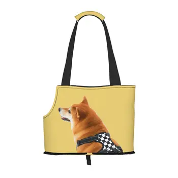 Чанта-тоут за котки и кучета със сладък рисувани, Преносима сгъваема чанта през рамо, Раница за пътуване