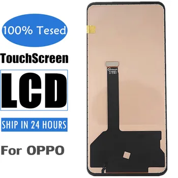 Черен мобилен телефон, В комплект с LCD екран за OPPO Reno 2 4 Reno2 Reno4 TFT Дисплей на мобилен телефон, панел, сензорен екран, цифров преобразувател